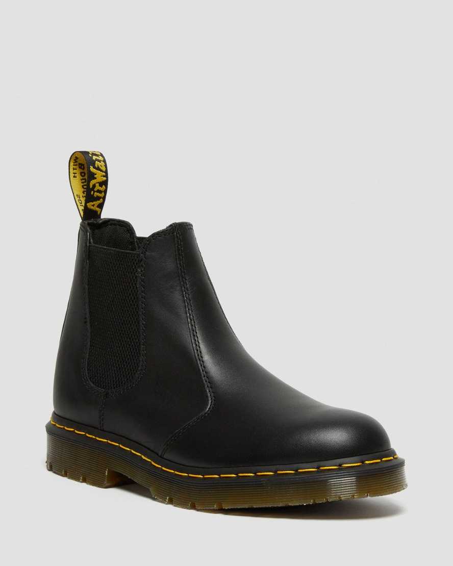 Dr. Martens 2976 Slip Resistant Nahka Naisten Chelsea Nilkkurit - Mustat Nilkkurit [718-RSTFHO]